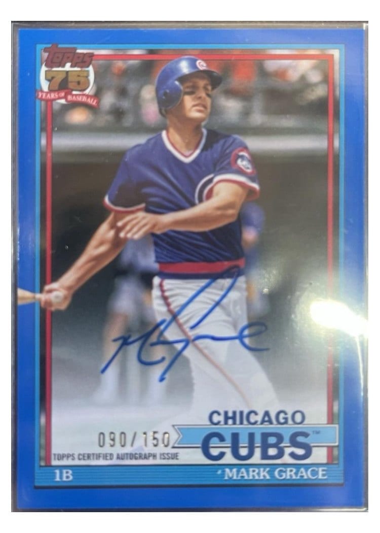 2026 Topps 1991 Topps Autographs Mark Grace #91A-MG card
