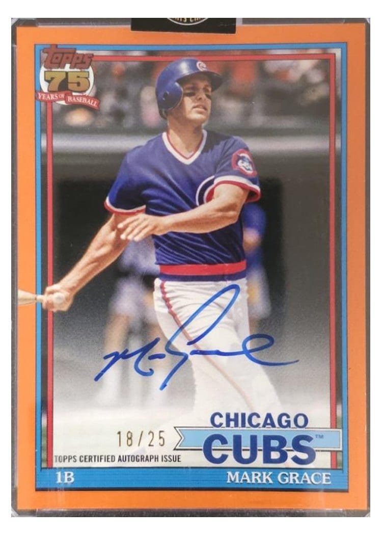 2026 Topps 1991 Topps Autographs Mark Grace #91A-MG card