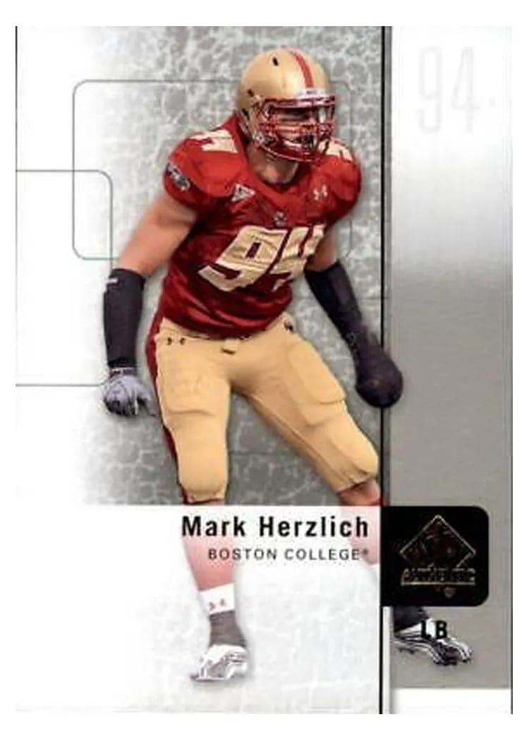 2011 SP Authentic Mark Herzlich #3 card
