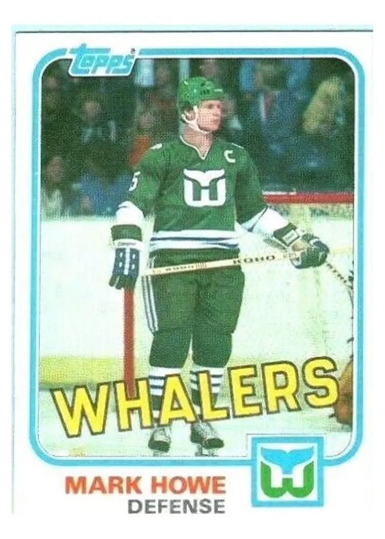 1981 Topps Mark Howe #82 card