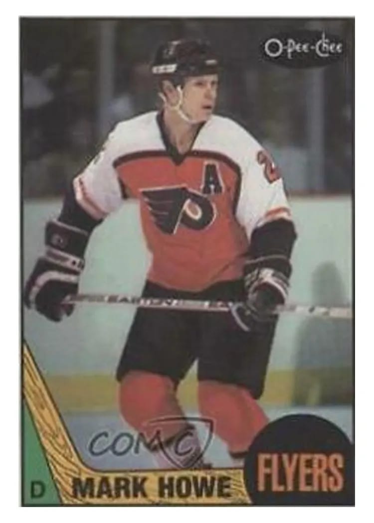 1987 O-Pee-Chee Mark Howe #54 card