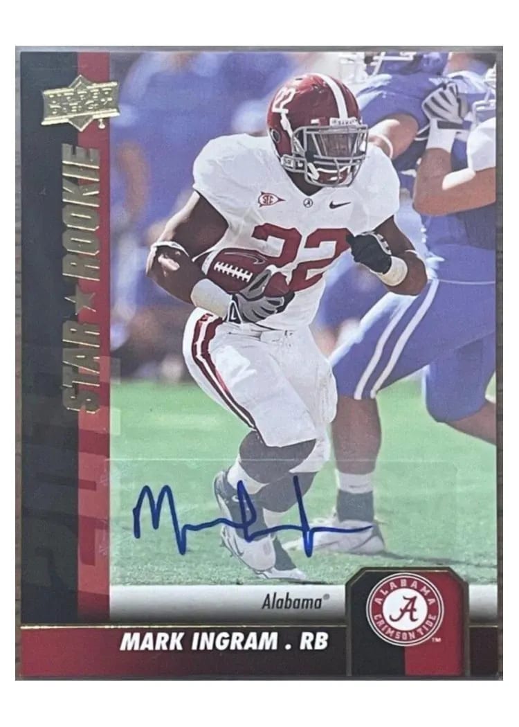 2011 Upper Deck Mark Ingram Autograph #192 card