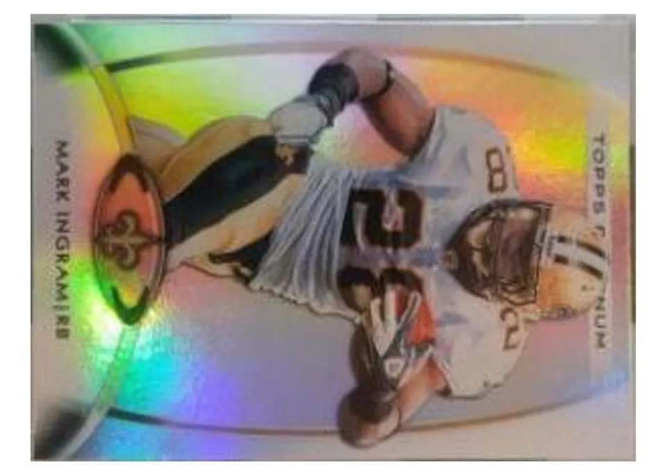 2012 Topps Platinum Mark Ingram #43 card