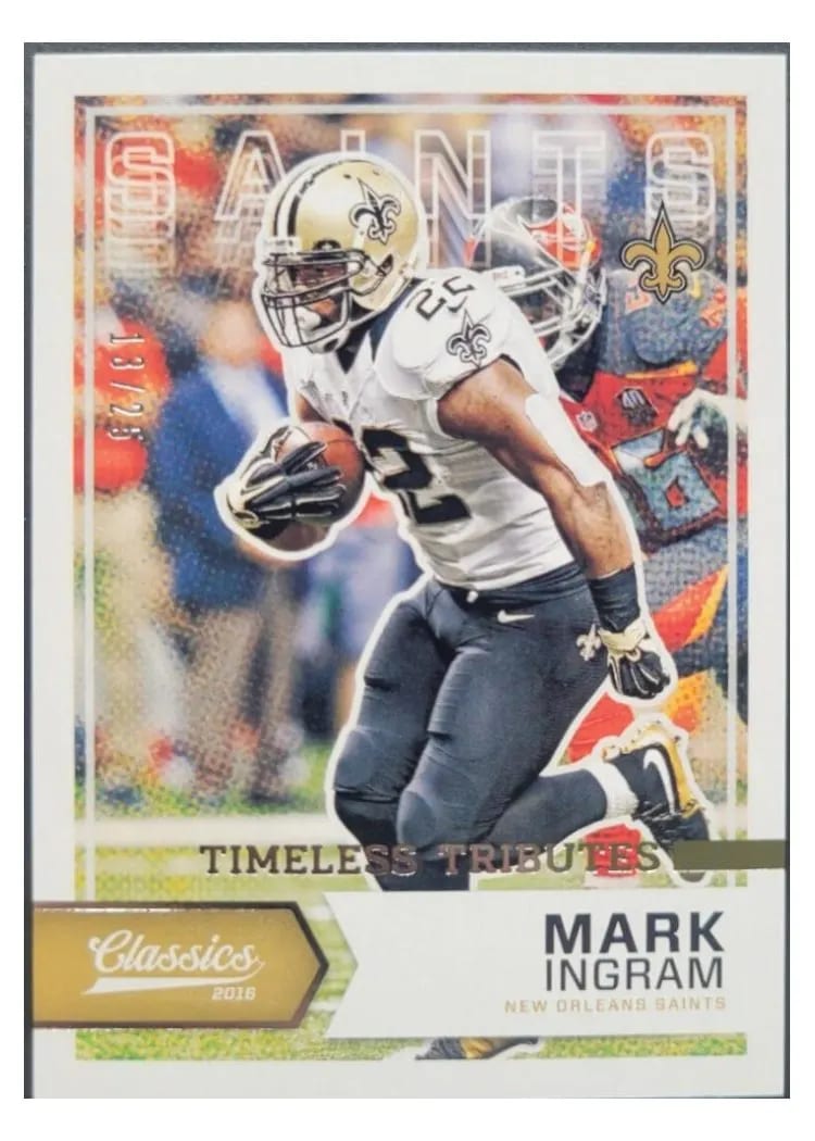 2016 Panini Classics Base Set Mark Ingram #9 card