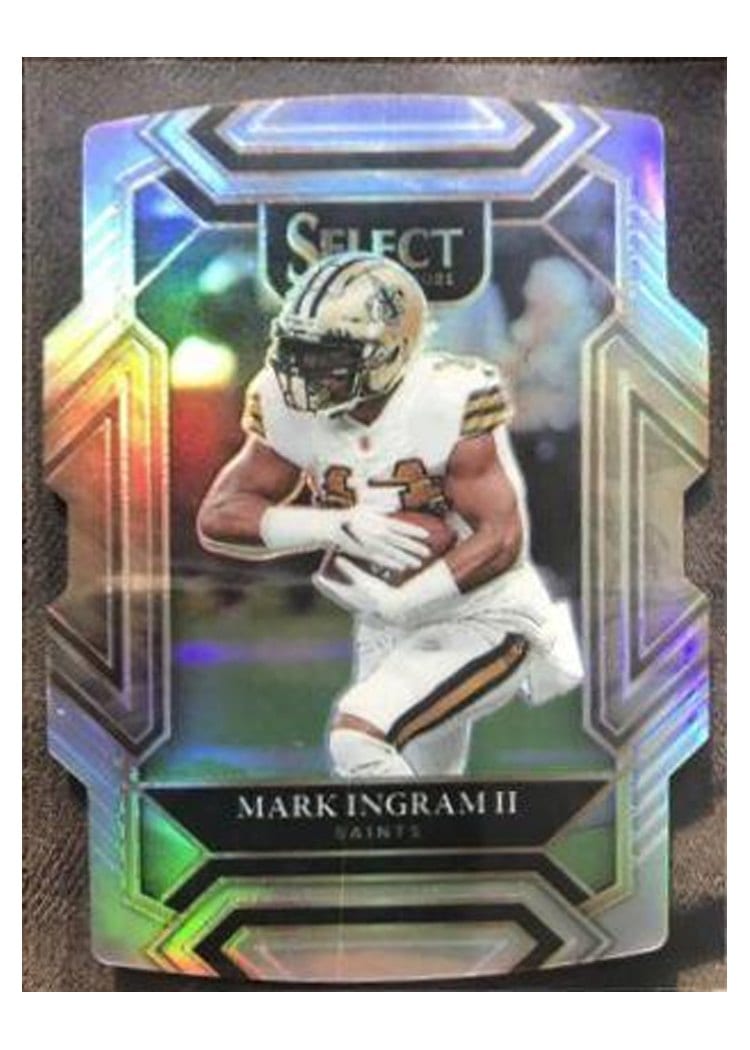 2021 Panini Select Base Set Mark Ingram II Silver Die Cut #215 card