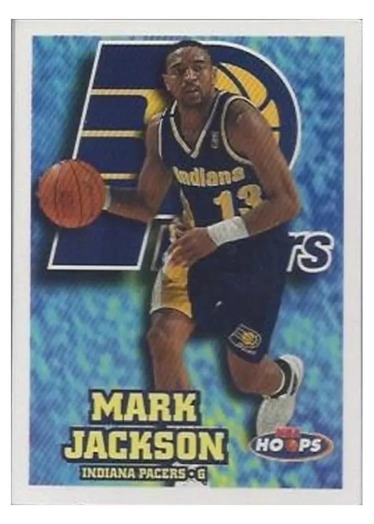 1997 Hoops Mark Jackson #68 card