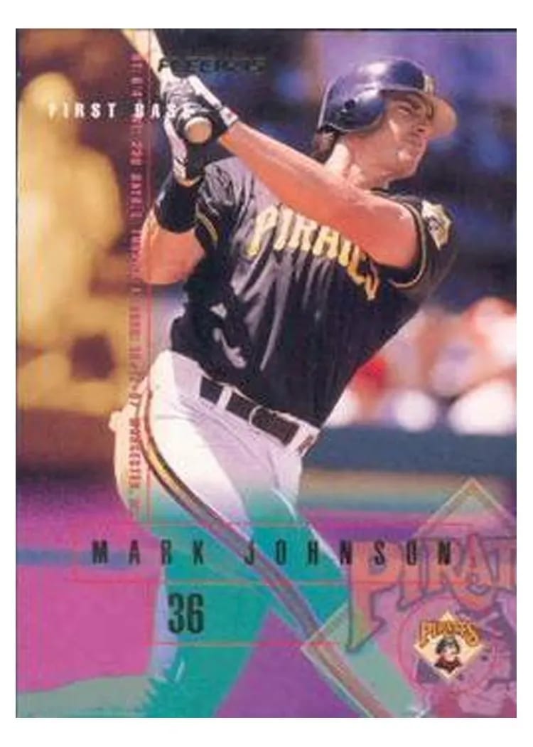 1995 Fleer Update Mark Johnson #U-149 card