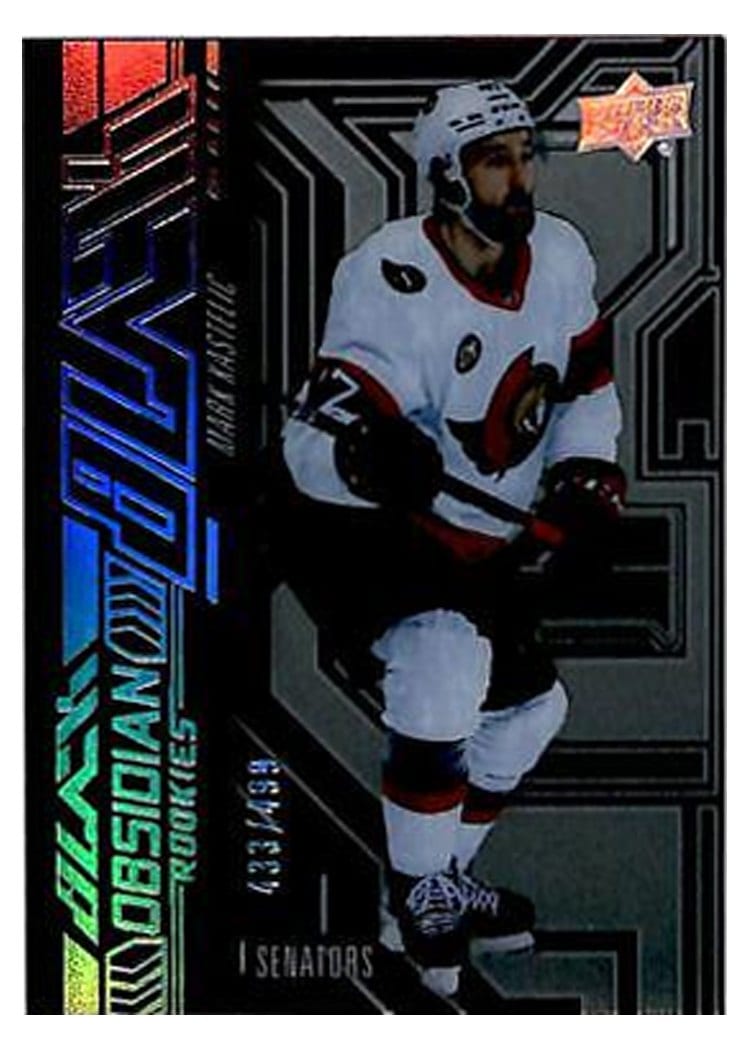 2022-23 SPx UD Black Obsidian Rookies Mark Kastelic #OR-19 card