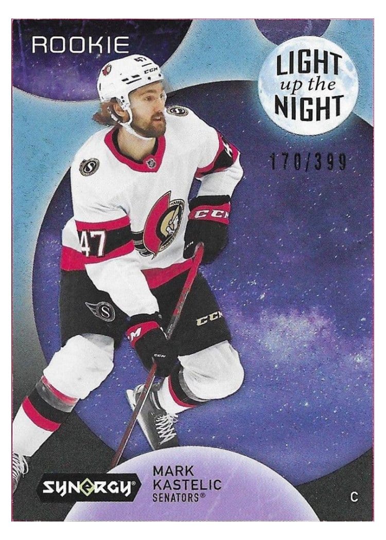 2022-23 Upper Deck Synergy Light Up The Night Rookies Mark Kastelic #LNR-MK card