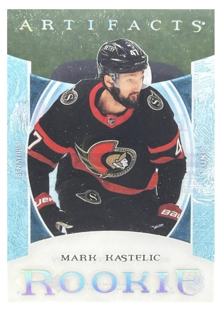 2023-24 Upper Deck Artifacts 2022-23 Update - Clear Cut Rookies Mark Kastelic #246 card