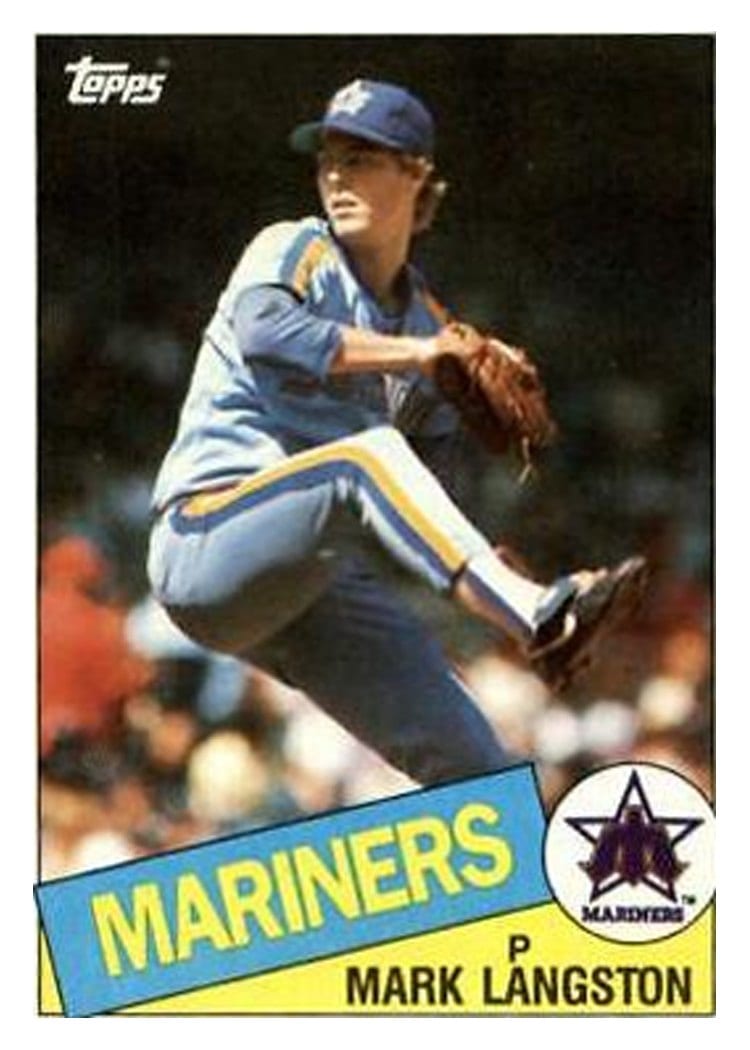 1985 Topps Mark Langston #625 card