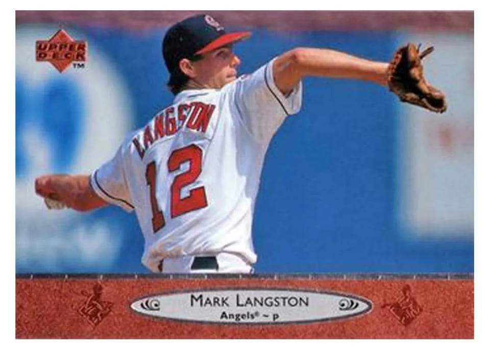 1996 Upper Deck Mark Langston #28 card