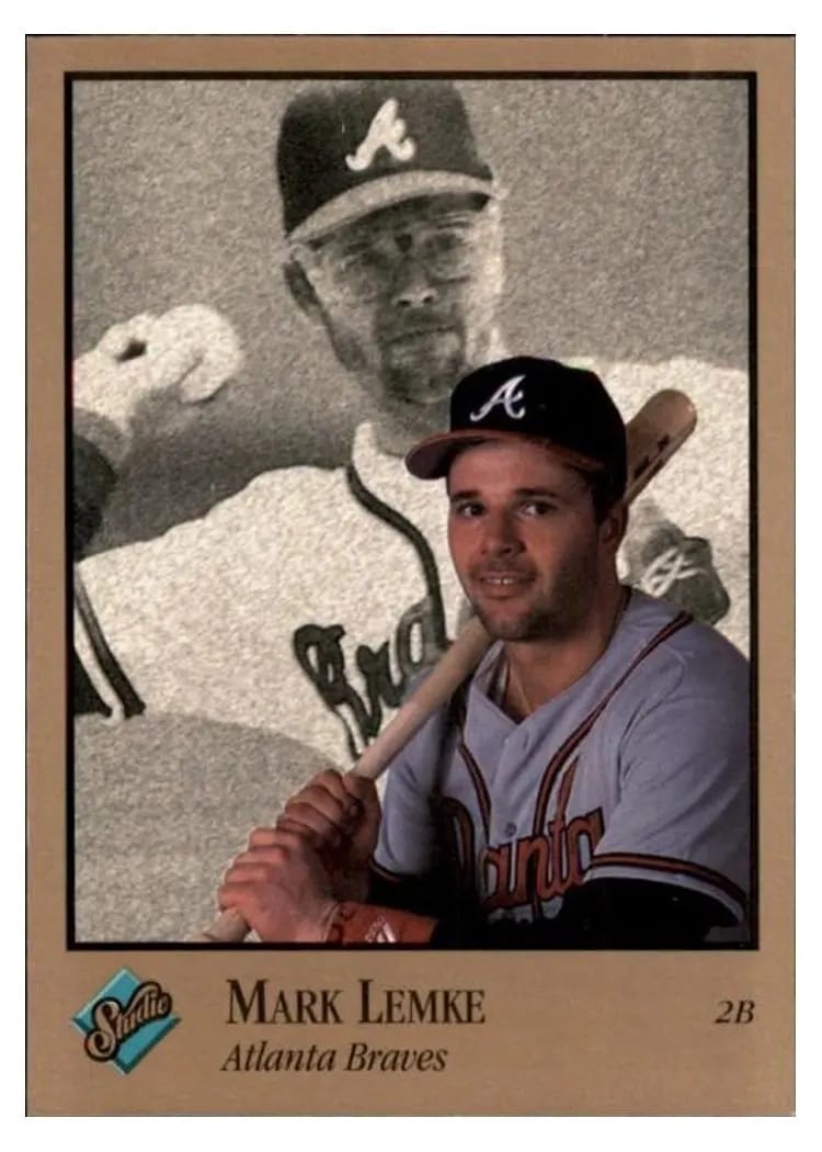 1992 Studio Mark Lemke #6 card