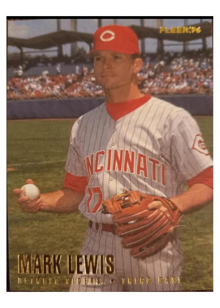 1996 Fleer Mark Lewis #114 card