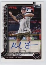 2025 Topps 2024 First Pitch Autographs Mark Long #FPA-MLO card