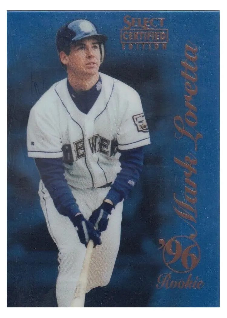 1996 Select Certified Mark Loretta #121 card