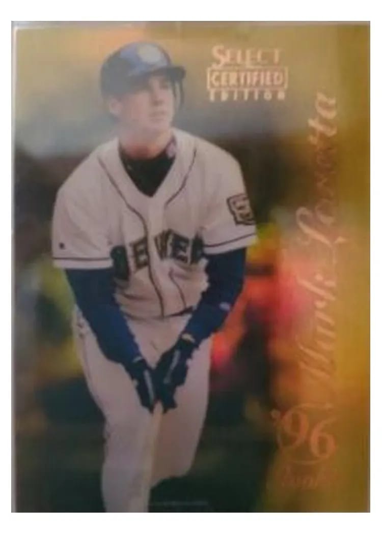 1996 Select Certified Mark Loretta #121 card