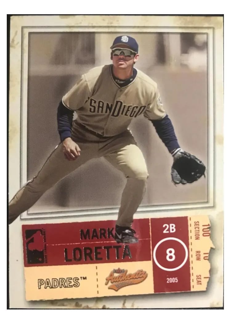 2005 Fleer Authentix Mark Loretta #73 card