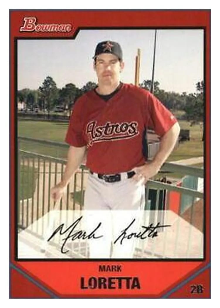 2007 Bowman Mark Loretta #32 card