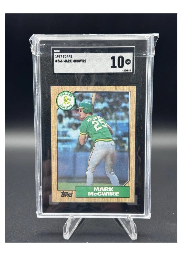 1987 Topps Base Set Mark McGwire #366 card