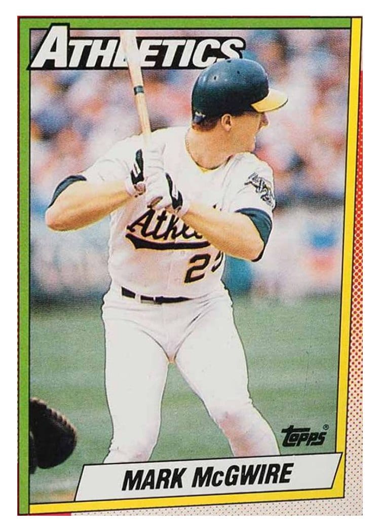 1990 Topps Base Set Mark McGwire #690 card