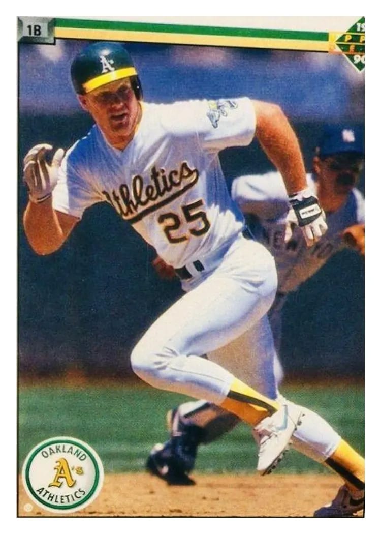1990 Upper Deck Base Set Mark McGwire #171 card