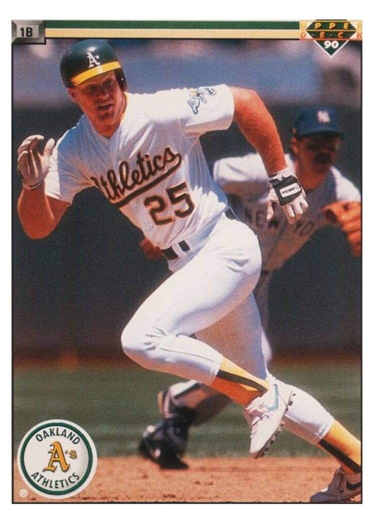 1990 Upper Deck Base Set Mark McGwire #171 card
