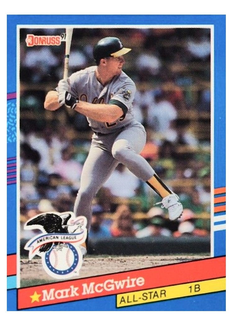 1991 Donruss Base Set Mark McGwire #56 card