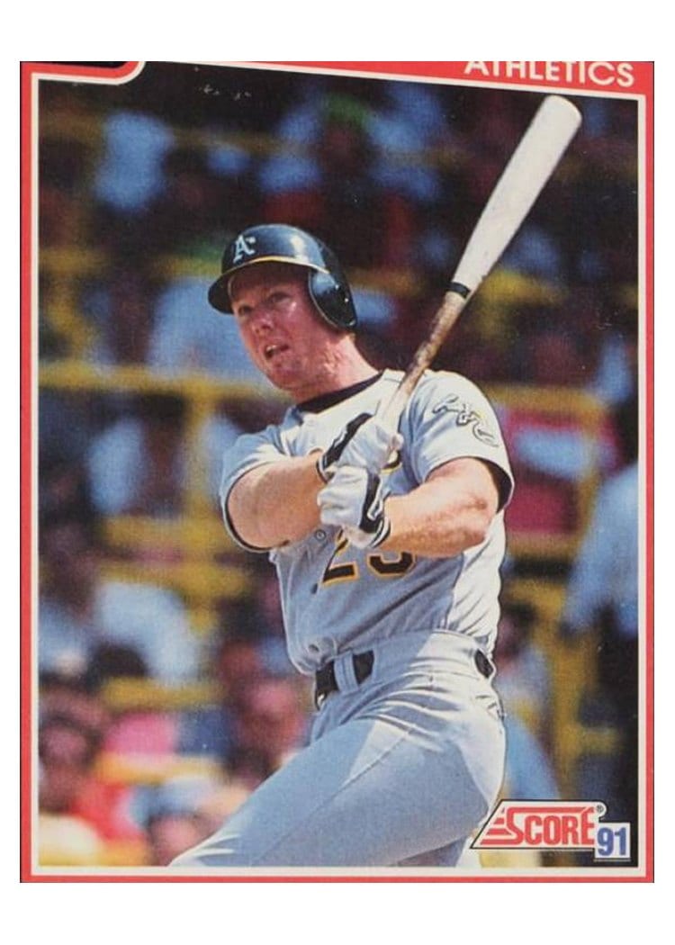 1991 Score Base Set Mark McGwire #324 card
