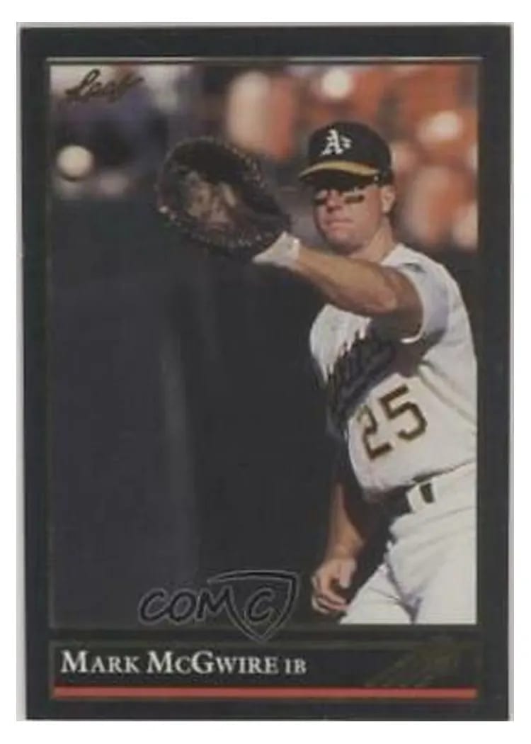 1992 Leaf Mark McGwire #16 card