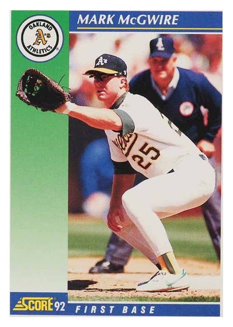 1992 Score Base Set Mark McGwire #20 card