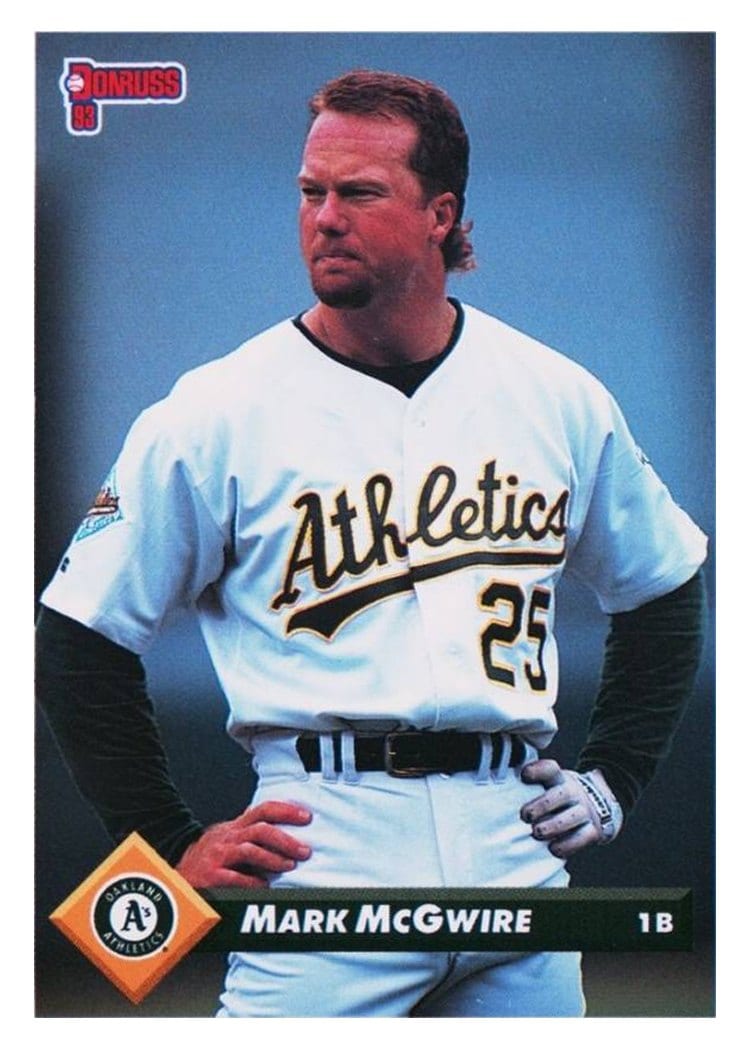 1993 Donruss Base Set Mark McGwire #479 card