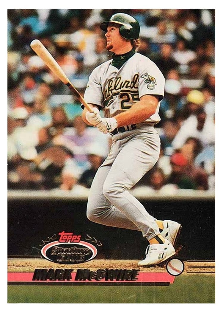1993 Stadium Club Base Set Mark McGwire #478 card