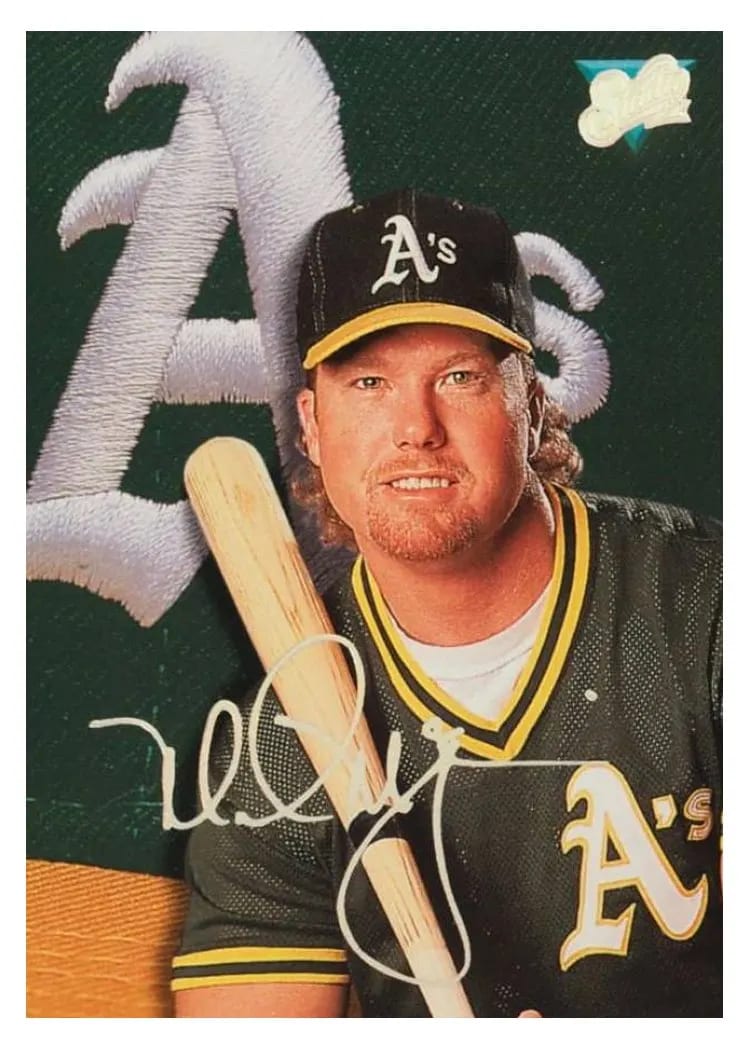 1993 Studio Mark McGwire #141 card