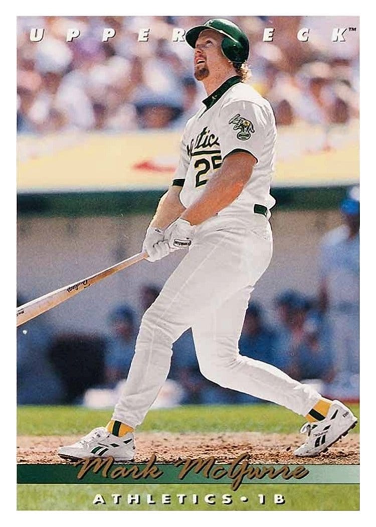1993 Upper Deck Base Set Mark McGwire #566 card