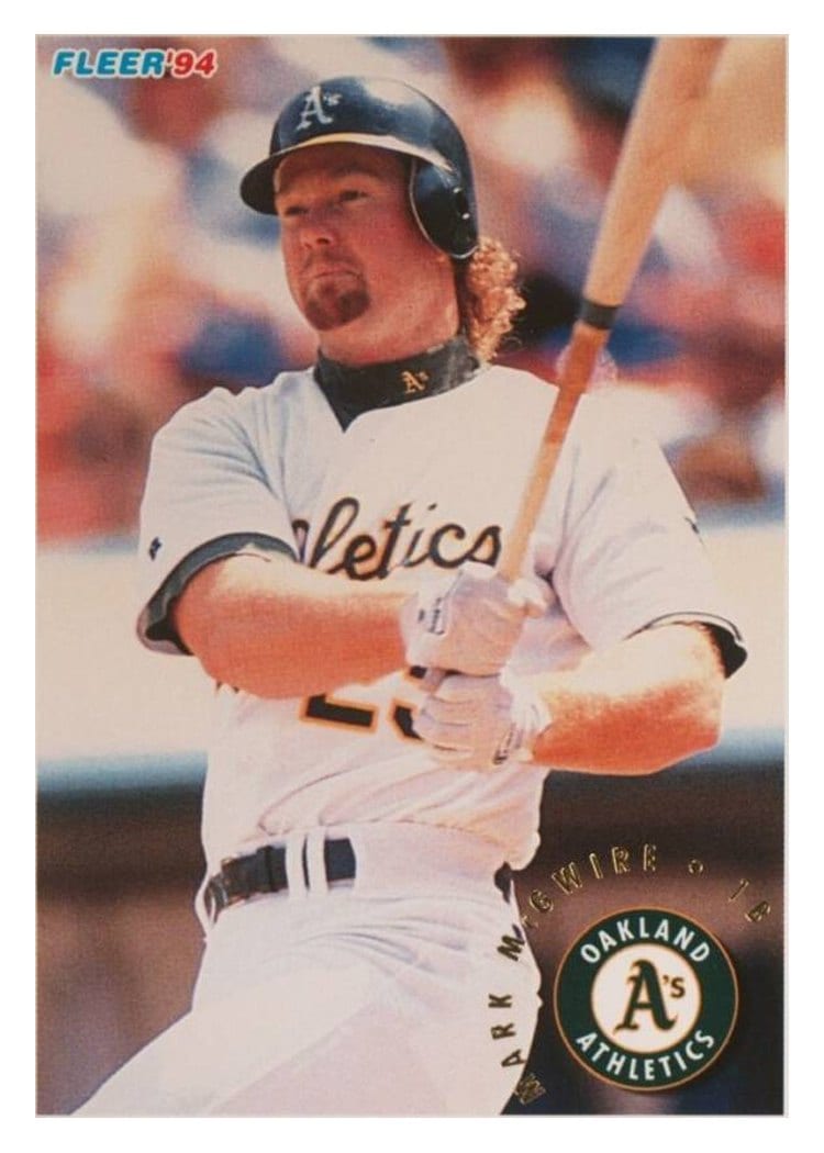 1994 Fleer Base Set Mark McGwire #268 card