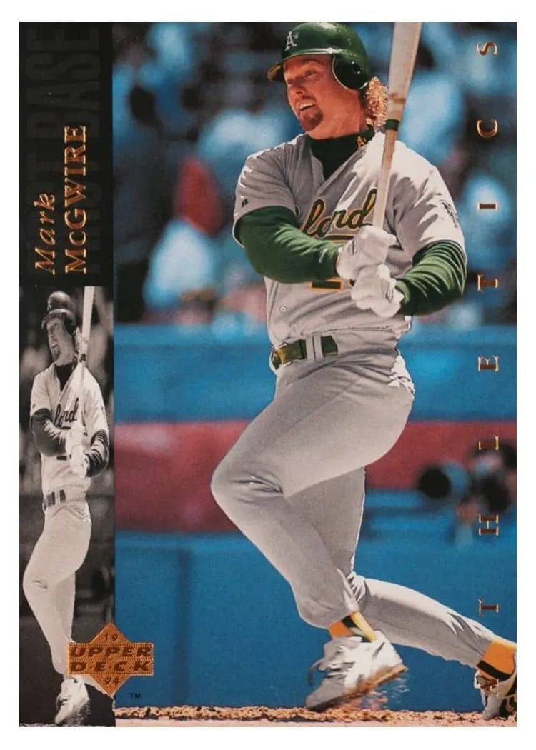 1994 Upper Deck Mark McGwire #67 card