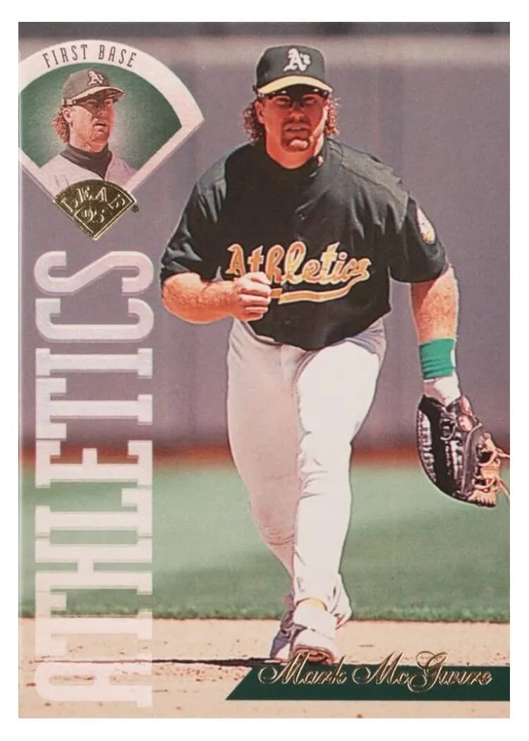 1995 Leaf Mark McGwire #240 card