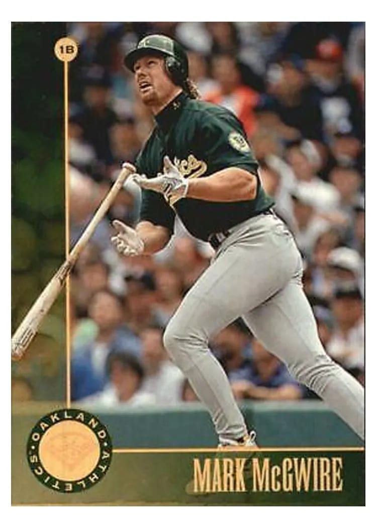 1996 Leaf Mark McGwire #15 card