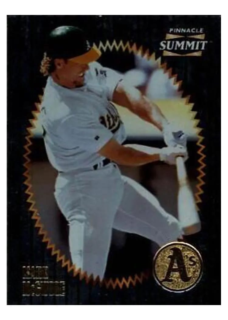 1996 Summit Mark McGwire #20 card