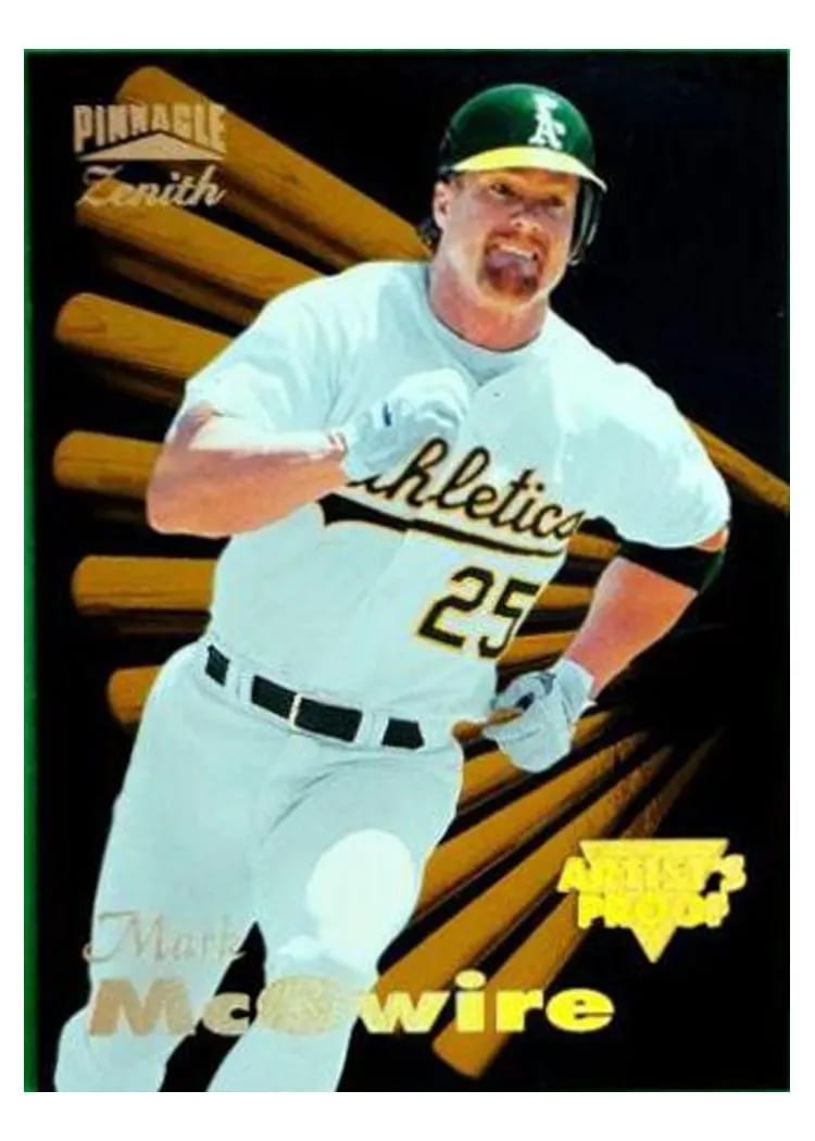 1996 Zenith Mark McGwire #5 card