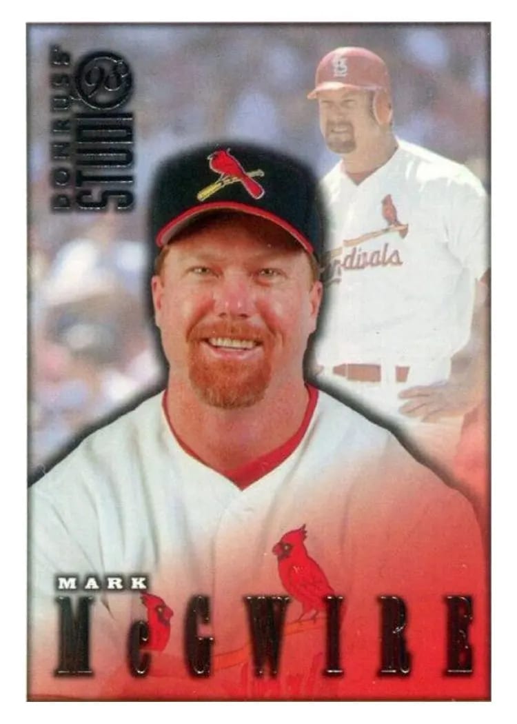 1998 Studio Mark McGwire #161 card