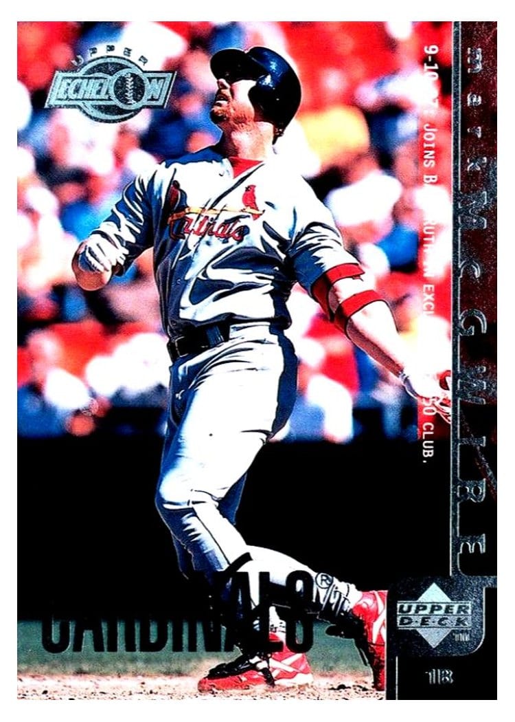 1998 Upper Deck Base Set Mark McGwire #454 card