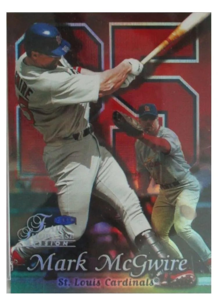 1999 Flair Showcase Mark McGwire #1 card