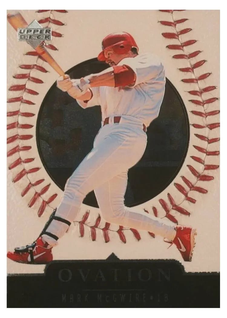 1999 Upper Deck Ovation Mark McGwire #36 card
