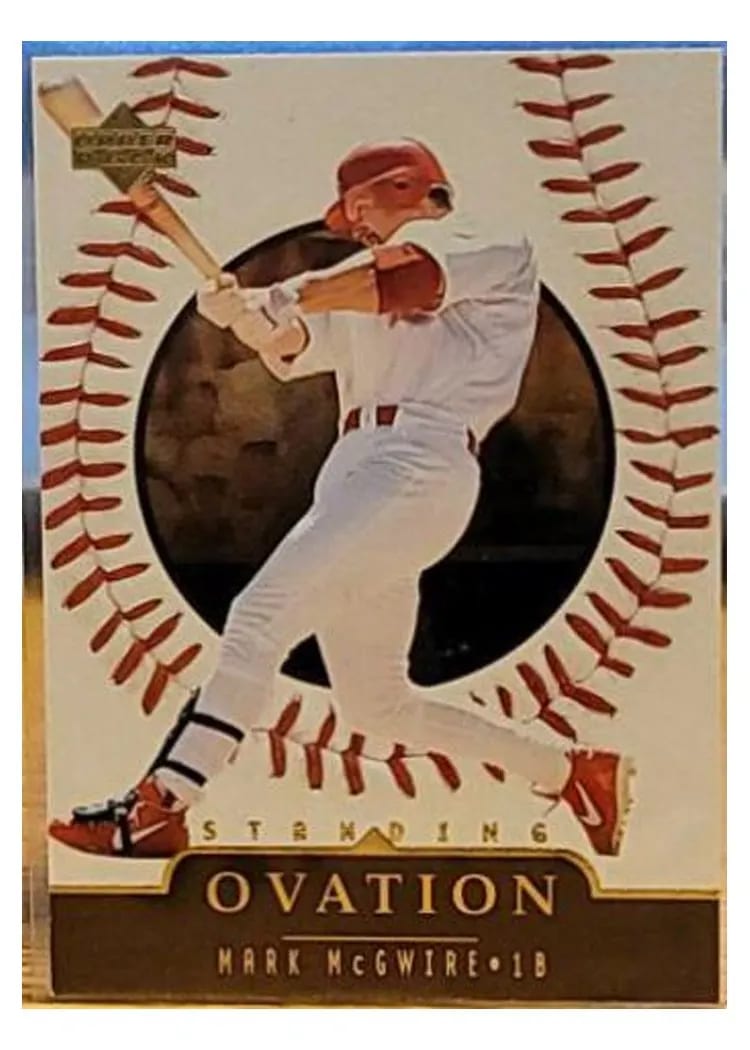 1999 Upper Deck Ovation Mark McGwire Standing Ovation #36 card