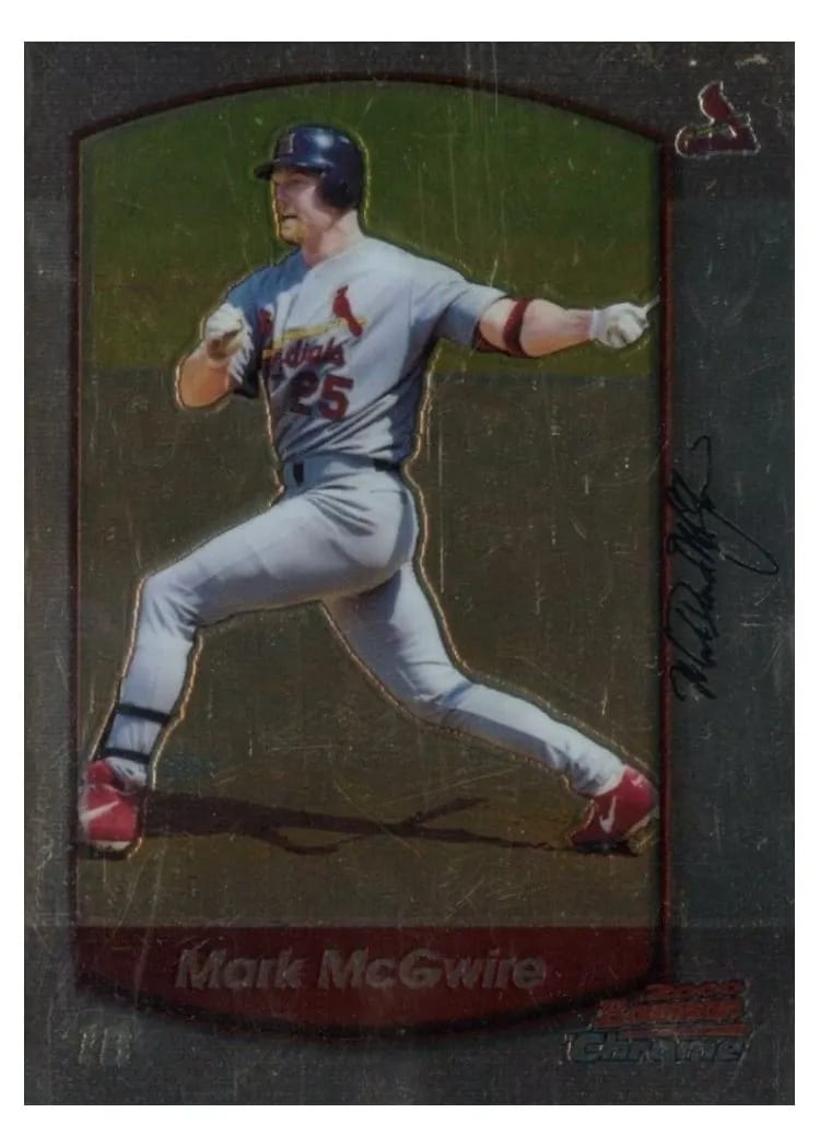 2000 Bowman Chrome Mark McGwire #140 card
