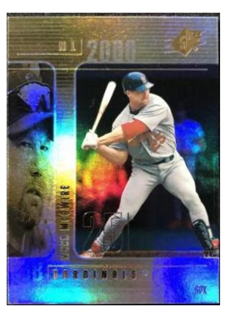 2000 Spx Mark McGwire #1 card