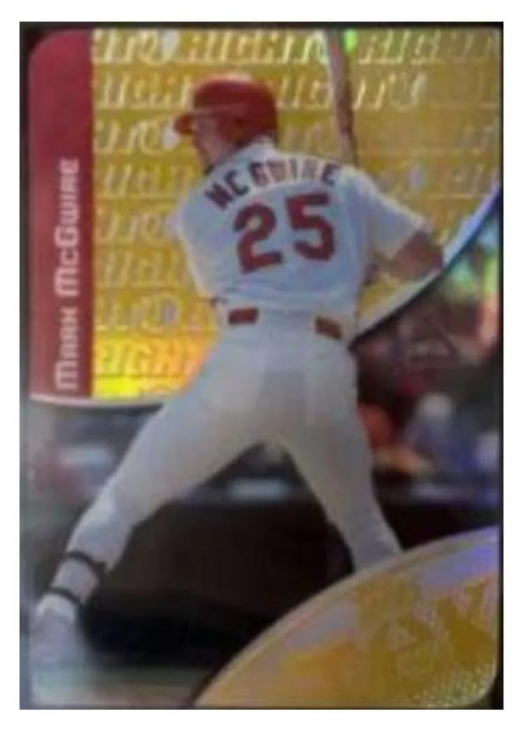 2000 Topps Tek Mark McGwire #10 card