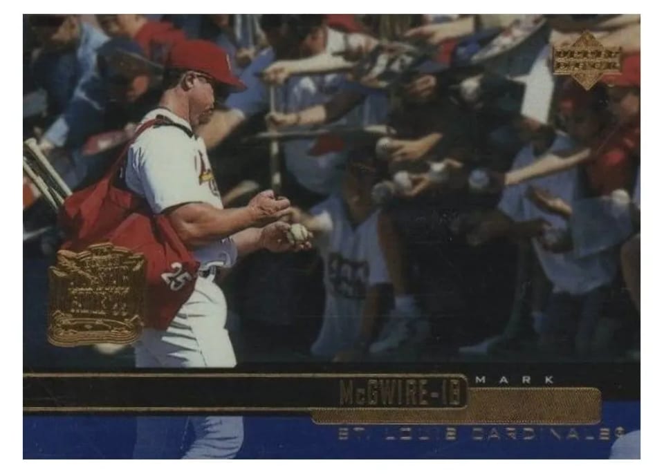 2000 Upper Deck Mark McGwire #208 card
